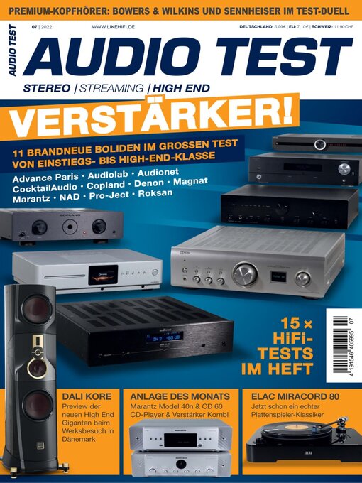 Title details for Audio Test by Auerbach Verlag and Infodienste GmbH - Available